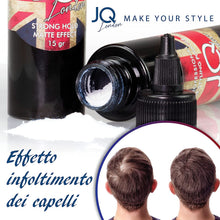 Carica l'immagine nel visualizzatore di Gallery, JoyQube Polvere Volumizzante Capelli Uomo Professionale tenuta forte look perfetto per capelli diradati dona volume e consistenza non unge modella Made in Italy 15gr HAIR POWDER