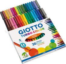 Carica l'immagine nel visualizzatore di Gallery, Giotto Turbo Color pennarelli in astuccio da 36 colori