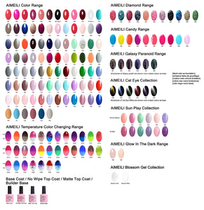 AIMEILI Base e Top Coat Semipermanente Smalto per TB 10ML - Ilgrandebazar