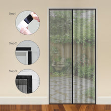 Carica l'immagine nel visualizzatore di Gallery, MYCARBON Zanzariera Magnetica Porta Finestra 140 * 240cm Resistente Traspirante Tenda Zanzariere a Calamita Elegante Zanzariera Porta per Casa Ufficio