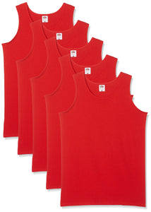 Fruit of the Loom 5-Pack Athletic Mens Canotta, Blu (Royal Blue), Large... - Ilgrandebazar