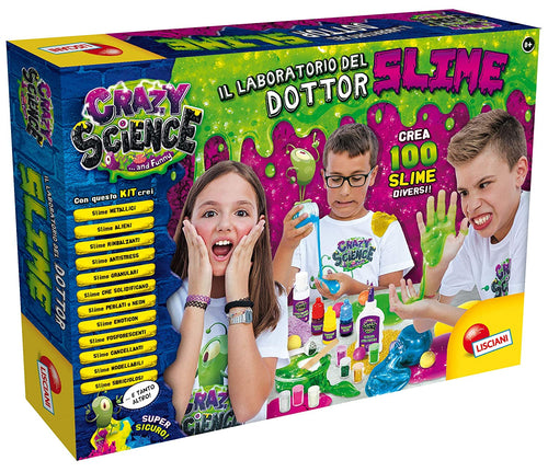 Lisciani Giochi - 77496 Gioco per Bambini Crazy Science il Grande Laboratorio del Dottor Slime