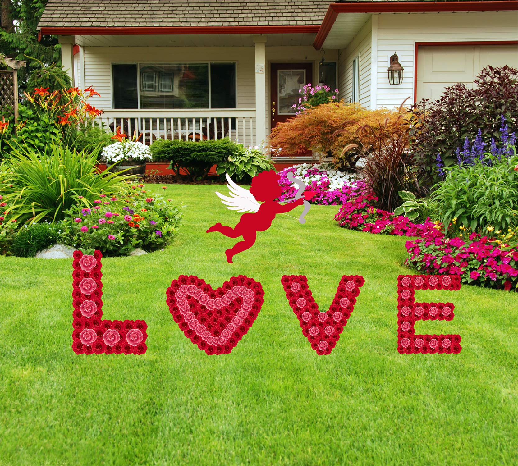Bandiera A Cuore Per San Valentino - 30.5 X 45.7 Cm, Tessuto Bandiera A Cuore Per San Valentino - 30.5 X 45.7 Cm, Tessuto