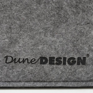 DuneDesign Borsa di Feltro Artificiale 40x25x30cm per 40x25x30 cm, Grigio - Ilgrandebazar