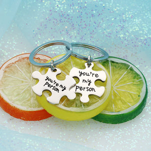 Portachiavi per coppia, fidanzato, fidanzata, familiari, You're My Person - Ilgrandebazar