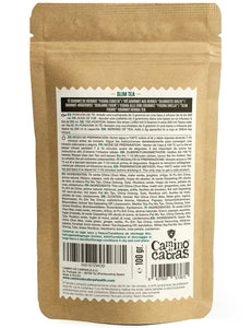 SLIM TEA - Tisana drenante , Detox, dimagrante forte , brucia grassi - Te verde, Zenzero, Mate, Equiseto, Ibisco, Betulla, Ortica, Papaya, Dente di Leone, Cardamomo - 100g