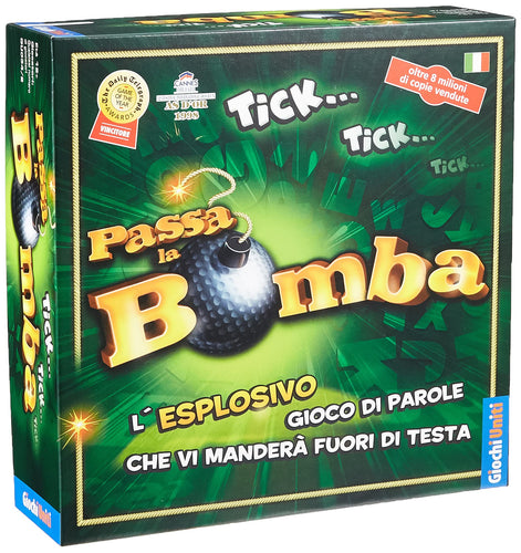 Giochi Uniti- Passa la Bomba Gioco di Divertimento, Multicolore, GU034/2