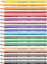 Carica l'immagine nel visualizzatore di Gallery, Matita colorata triangolare - STABILO Trio thick - Astuccio da 18 - Colori assortiti Single