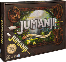 Carica l&#39;immagine nel visualizzatore di Gallery, Jumanji Il Gioco, in legno massiccio, il classico gioco da tavolo di avventura per famiglie e bambini dagli 8 anni in su, 6062356 In legno - nuova versione