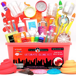 Original Stationery Ultimate Slime Kit: Kit Slime con componenti aggiuntivi per melma di Unicorno, melma Glitterata, melma Cloud e Altro - Kit di Slime Deluxe per Bambine e Bambini