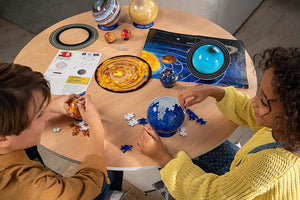 Ravensburger 11668 Puzzle 3D, Sistema Solare, 540 Pezzi, 8 pianeti, Età Raccomandata 6+, Puzzle Ravensburger Alta Qualità Single