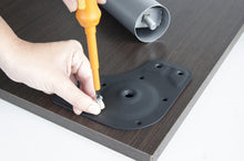 Carica l'immagine nel visualizzatore di Gallery, Emuca - Gambe regolabili per tavolo Ø60x710mm, 60 x 710 mm, Verniciato Nero - Ilgrandebazar