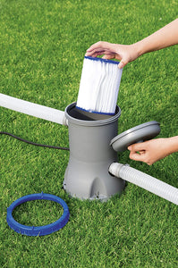 Bestway 58094 Confezione 2 Filtri per Pompa, 58148/58117, Capacità: 2006/3028 lt/ora, bianco