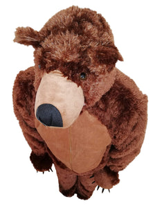 Ikumaal F67 XL Orso Bruno Costume da Adulto orsi XL, Marrone - Ilgrandebazar