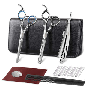 Forbici Parrucchiere Kit Professionale 6 Pollici per Forbici... - Ilgrandebazar
