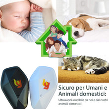 Carica l&#39;immagine nel visualizzatore di Gallery, Bg Repellente Ultrasuoni Interno Ed Esterno. Scaccia bianco - Ilgrandebazar