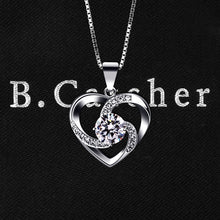 Carica l&#39;immagine nel visualizzatore di Gallery, B.Catcher regalo di San Valentino per collana da donna, in argento Argento. - Ilgrandebazar