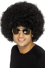 Carica l&#39;immagine nel visualizzatore di Gallery, SMIFFYS Smiffy&#39;s Parrucca Afro Funky Anni &#39;70, Nera, 120g Adulti, Nero,... - Ilgrandebazar