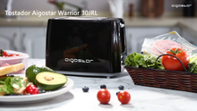 Carica l&#39;immagine nel visualizzatore di Gallery, Aigostar Warrior 30JRL - Tostapane a 2 fette, 7 impostazioni di 30JRL, 750w