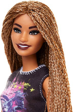 Carica l&#39;immagine nel visualizzatore di Gallery, Barbie Fashionista, Bambola Afroamericana con Top Fantasia e Gonna Lucida Rossa, Giocattolo per Bambini 3+ anni, FXL56