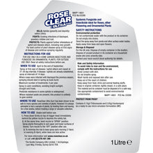 Carica l&#39;immagine nel visualizzatore di Gallery, Rose Clear Ultra Gun Contact And Systemic Insecticide Fungicide 1 liters - Ilgrandebazar