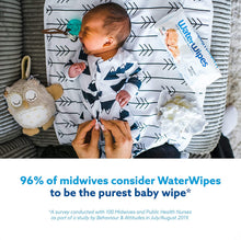 Carica l&#39;immagine nel visualizzatore di Gallery, WaterWipes Salviette Umidificate, Salviette Neonato per Pelli Delicate, 99.9% di Acqua Purificata, Non Biodegradabile, 60 Unità (Confezione da 4) Non biodegradabile 60 Unità (Confezione da 4)