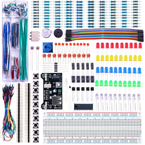 Elegoo Kit Elettronico con Breadboard di 830 Punti, Cavetti, Modulo Set A - Ilgrandebazar