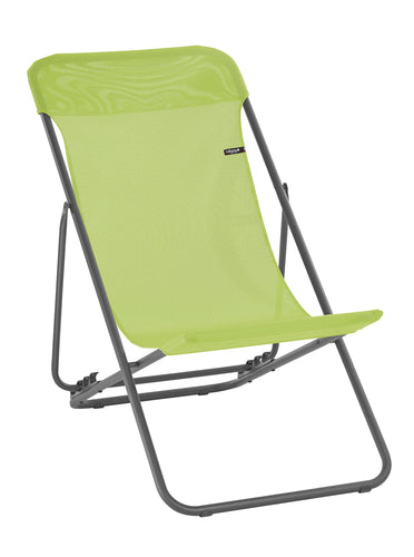 Lafuma Mobilier LFM2763 Sedia a Sdraio Transatube 2, 83x56x94 cm, Verde - Ilgrandebazar