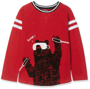 Hatley Raglan Tee Maglia a Maniche Lunghe, Blu (Dinos Rule 400), 6 Anni... - Ilgrandebazar