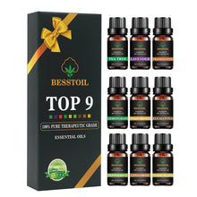 Carica l&#39;immagine nel visualizzatore di Gallery, Oli essenziali set TOP9 Besstoil terapeutico grade Aromaterapia 100% puro... - Ilgrandebazar