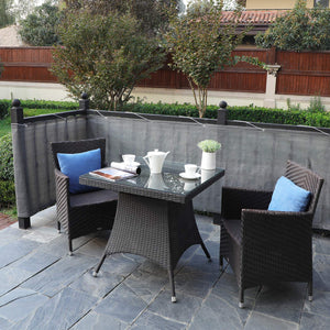 SONGMICS Frangivista per Recinzione di Giardino, Grigio, 6 x 0,75 m, Grigio - Ilgrandebazar