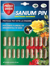 Carica l'immagine nel visualizzatore di Gallery, Protect Garden Sanium Pin PFnPO, Insetticida Sistemico in Pillole. Elimina Afidi e Mosca Bianca. Nutre e Protegge Grazie alla Formulazione Ricca di Concime NutriONE. Protegge Tutta La Stagione. 20 pin