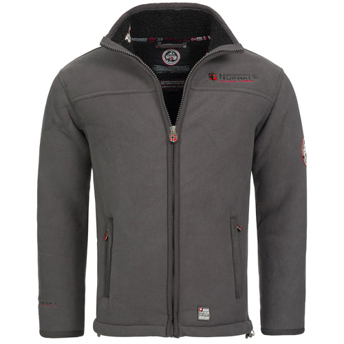 Geographical Norway, giacca in pile, da uomo, con calda fodera pelliccia,...