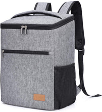 Carica l'immagine nel visualizzatore di Gallery, Lifewit 24 Litri Borsa Termica Porta Pranzo Borsa Frigo Isoterma per Alimenti Mantenere Caldo o Freddo per PIC-nic/All'aperto/Barbecue/Campeggio/Eventi Sportivi (Grigio Zaino)