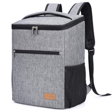 Carica l'immagine nel visualizzatore di Gallery, Lifewit 24 Litri Borsa Termica Porta Pranzo Borsa Frigo Isoterma per Alimenti Mantenere Caldo o Freddo per PIC-nic/All'aperto/Barbecue/Campeggio/Eventi Sportivi (Grigio Zaino)