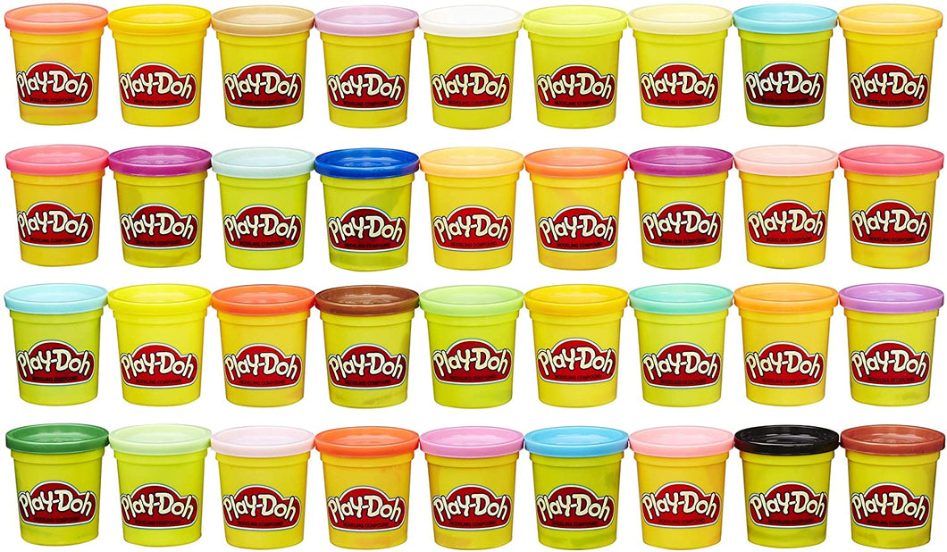Hasbro Play-Doh-Play-Doh Mega Pack da 36 Vasetti, 36834F02
