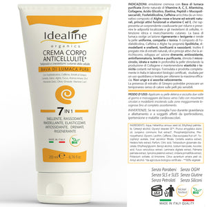 Crema Anticellulite alla Bava di Lumaca Pura 7in1- Rassodante Corpo e... - Ilgrandebazar