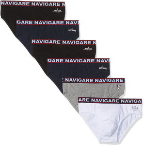 Navigare 324, Slip Uomo, Multicolore (Bianco/Nero/Antracite/Navi), X-Large... - Ilgrandebazar