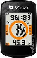 Carica l'immagine nel visualizzatore di Gallery, Bryton Rider 15 Computer GPS, Nero