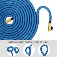 Carica l&#39;immagine nel visualizzatore di Gallery, hblife Tubo da Giardino espandibile in Poliestere, con Doppio Nucleo 23m, blu - Ilgrandebazar