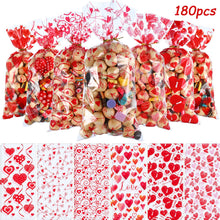 Carica l&#39;immagine nel visualizzatore di Gallery, 180 Pezzi Plastica San Valentino Festa Sacchetti Cellophane Trasparente... - Ilgrandebazar