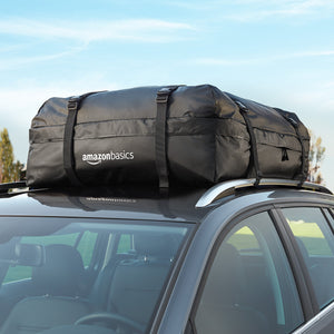 AmazonBasics - Borsa portatutto per tetto dell'auto, Nero, 425 424,75 L, Nero - Ilgrandebazar