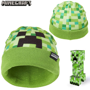 Minecraft Set Invernale Bambino Cappello Guanti Caldo e Comodo, Beanie e... - Ilgrandebazar