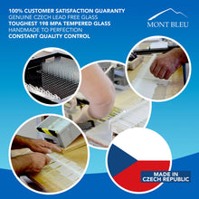 Carica l&#39;immagine nel visualizzatore di Gallery, Mont Bleu Set di 2 lime per unghie in vetro - vero cristallo Boemia...