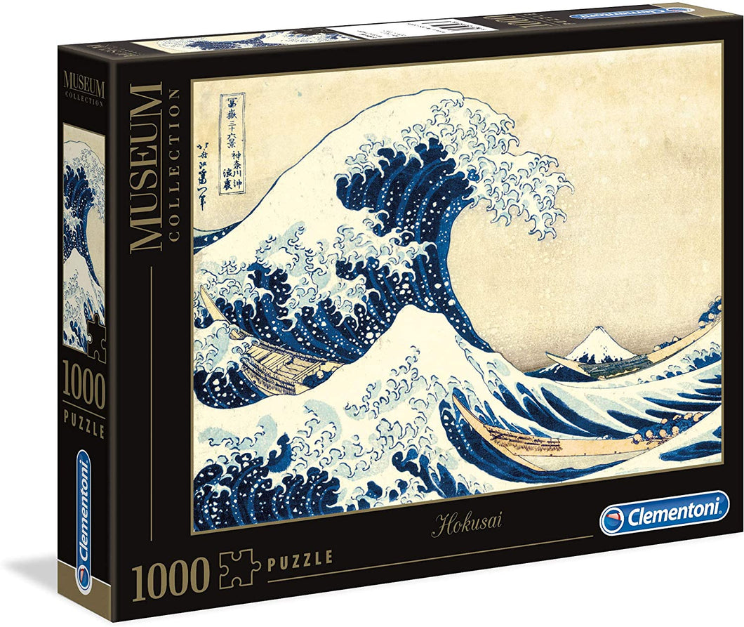 Clementoni-La Grande Onda di Hokusa Museum Collection Puzzle, 1000 Pezzi, 39378