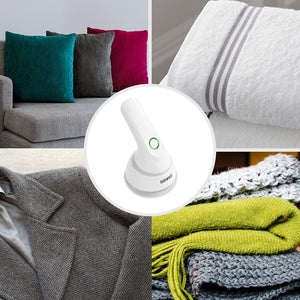 Duronic FS16USB Levapelucchi Elettrico Ricaricabile Portatile - Maniglia Girevole - Borsetta Trasporto - Adatto per Tutti i Tessuti - con o Senza Filo - Guida Protezione Capi - Lana, Cashmere, Cotone