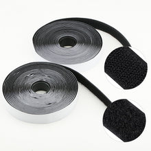 Carica l&#39;immagine nel visualizzatore di Gallery, Gimars Nastro Adesivo in velcro 20mm*6M Hook Loop 6 metri, 6 Metri Nero - Ilgrandebazar