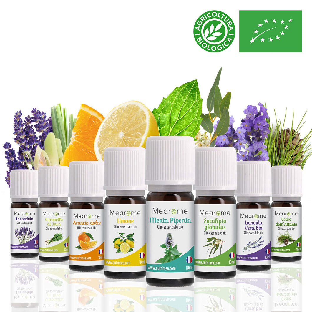 OLI ESSENZIALI BIOLOGICI di Lavanda, Eucalipto, Menta Piperita, Limone,... - Ilgrandebazar
