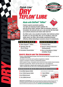 Finish Line Teflon Plus Secco Lubrificante