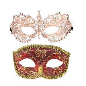 Maschera mascherata da coppia, corazzata Costumi veneziani Maschera... - Ilgrandebazar